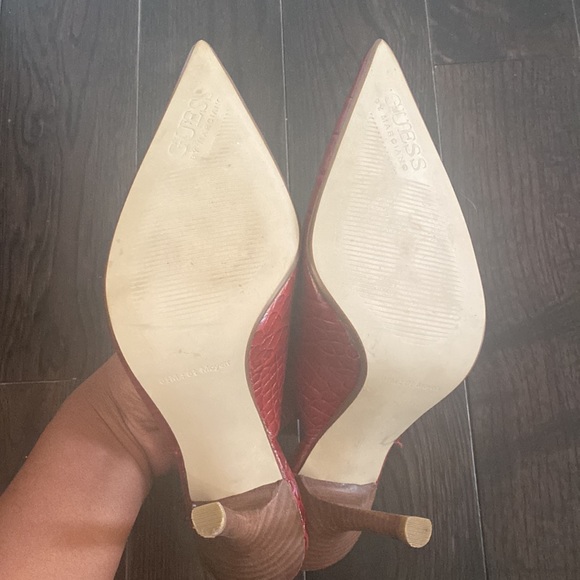 Vintage Guess by Marciano sling back crocodile leather heels - Picture 4 of 4
